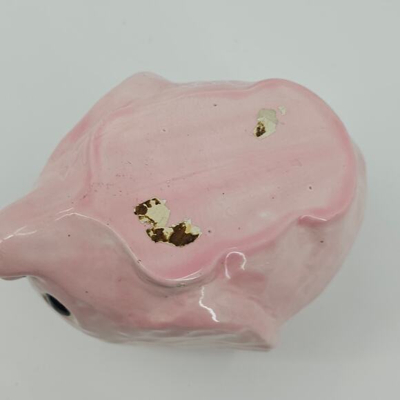 Vintage Gare Inc 1976 marked Pink Elephant Candle Vase Pot RARE - Picture 7 of 8